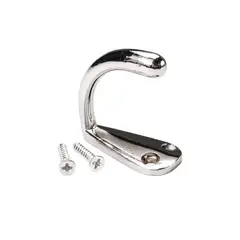 RANGER - Gancho Perchero Cromado Sencillo con Tornillos de 1-1/2"