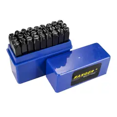 RANGER - Abecedario O Letras de Golpe para Madera 3/16" x 5mm