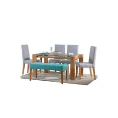 ALL STAR - Juego de comedor 6 puestos parís