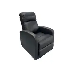 ALL STAR - Silla Reclinable Logan Ecocuero 76X100X80cm Negro