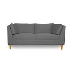 undefined - Sofá 3 Puestos 80X58X185cm Gales Gris