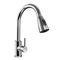 GRIFOS CENTER - Grifería Lavaplatos Monocontrol Extraíble Cromada