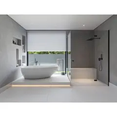 ATTMOSFERAS - Piso Porcelanato Alpha White 86x86 Satinado Rect