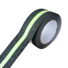FERRAWYY - Cinta Antideslizante Fluorescente de 5 m x 50 Mm
