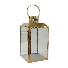 MARRES - Farol Metal 17x32 Cm Oro Milan
