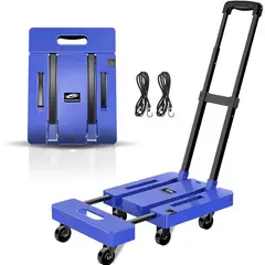 SPACEKEEPER - Carro Plegable de 6 Ruedas