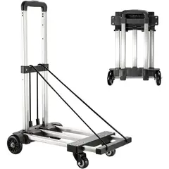 KEDSUM - Carrito Plegable de Acero Inoxidable