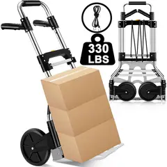 LEVORY J - Carrito Plegable de Alumino con Capacidad de 330 Lbs