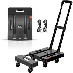 SPACEKEEPER - Carro de Mano de 6 Ruedas con Capacidad de 500 Lbs
