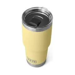 YETI - Vaso Térmico Rambler 30oz con Tapa MagSlider Aislado al Vacío Amarillo Pálido