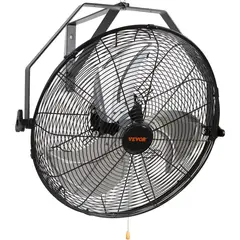 VEVOR - Ventilador de Pared de 18 Pulgadas con 3 Velocidades
