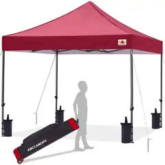 ABCCANOPY - Carpa Comercial Intantánea de 3x3 Metros