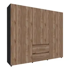JUST HOME COLLECTION - Closet Burdeos 230cm 200x230x50 Café/Wengue