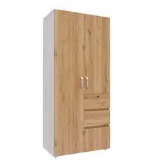 JUST HOME COLLECTION - Closet Florencia 200x90x50 duna blanco