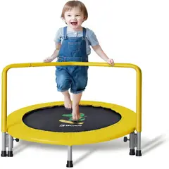 undefined - Mini Trampolín Plegable de 91.44 cm para Niños de 2 a 5 Años
