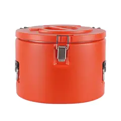 TRIPLE CLEAN - Nevera Redonda Roja 30 Litros
