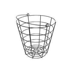 REJIPLAS - Canasta para Pelotas Plastificado Negro