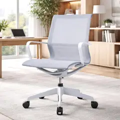 undefined - Silla De Escritorio Gris Clovercol Oliver Nylon