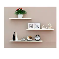 JKASSEM - Set x3 Repisas Flotantes Decoración Minimalista 10 cm Fondo