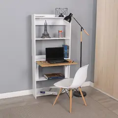 DKO DESIGN SAS - Biblioteca escritorio space plegable blanca + silla