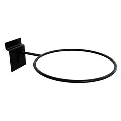 REJIPLAS - Soporte Aro para Balones para Panel Interline Plastificado Negro