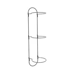REJIPLAS - Estanteria de Balones para Pared Pintado Negro