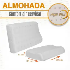undefined - Almohada Espuma Cervical Suave 60X11 Cm