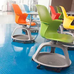 DIB - Rollo Piso Moneda Pvc Azul 1x20 Metros