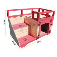 undefined - Casa En Madera Pino Fresh Terraza Perro Rosada