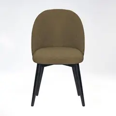 ELITE LIVING - Setx2 Silla de Comedor Nova Negro Mate Tela Taupe