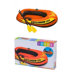 INTEX - Bote Inflable Set Explorer 200 58331