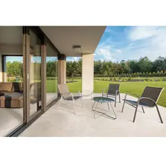 CORONA - Piso Porcelanato Rectificado Vasari Estructurado Ard Marfil 90X90Cm Caja 1.62 M2