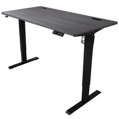 undefined - Escritorio Ajustable En Altura 120cm Eléctrico Con Multitoma Color Gris