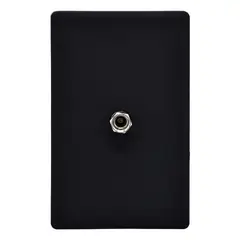 HALUX - Toma Tv Coaxial Luxel Negro