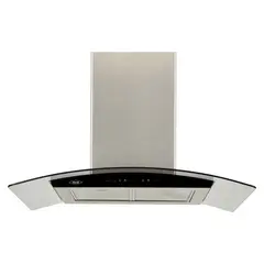 HACEB - Campana Tipo Isla 90 cm 3 Velocidades en Acero Inoxidable