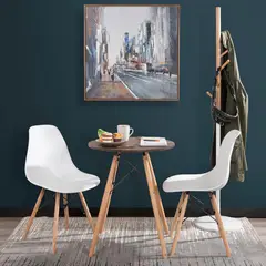 MUEBLES FIOTTI - Juego de Comedor 2 Puestos Marvien 71x60 cm
