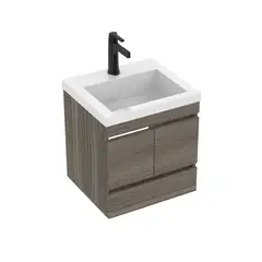 FIRPLAK - Mueble De Baño Macao Life Mitte Con Lavamanos Oslo 48X43 Cm