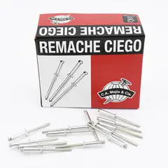 undefined - Remache Ciego 4-4 (1/8-3/8) Natural 500 Und