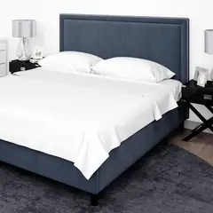 CANNON - Juego Sabanas 300 Hilos Sencillo 100%Algblanco