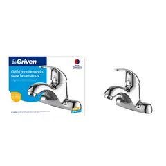 GRIVEN - Grifería Monomando Para Lavamanos Acero Inoxidable Acabado Cromo Consumo 6 l/min