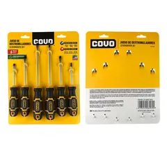 COVO - Juego de Destornilladores Magnéticos Crv 6 Piezas