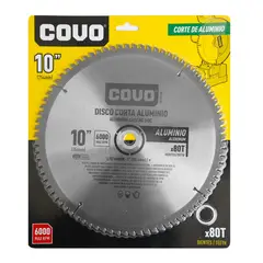 undefined - Disco Corte Aluminio 10 Pulgadas 80 Dientes Covo