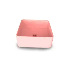 FRAKTAL - Lavamanos Tobago En Concreto Uhpc Color Pink Dawn