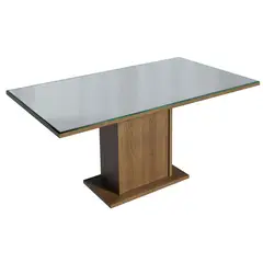 MADESA - Mesa de Comedor Rectangular 5275 Marrón/gris