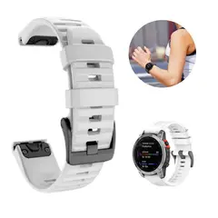 GENERICO - Correa Pulso para Reloj Garmin Fenix 5x/5x Plus Blanco