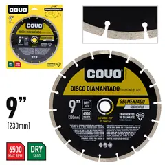 COVO - Disco Diamantado Segmentado 9 Pulgadas