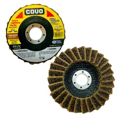 COVO - Disco Flap 4 1/2 Pulgadas Grano Grueso Display X 5