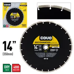 COVO - Disco Diamantado Segmentado 14 Pulgadas