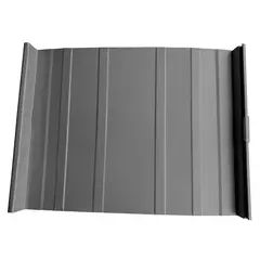 HUNTER DOUGLAS - Cubierta Metálica 50 cm Ancho Aluzinc de 0.50 mm Pintura Poliéster Aluminio Medio