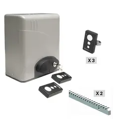 ACCESSMATIC - Motor Corredizo 500kg +3 Controles +2cremalleras